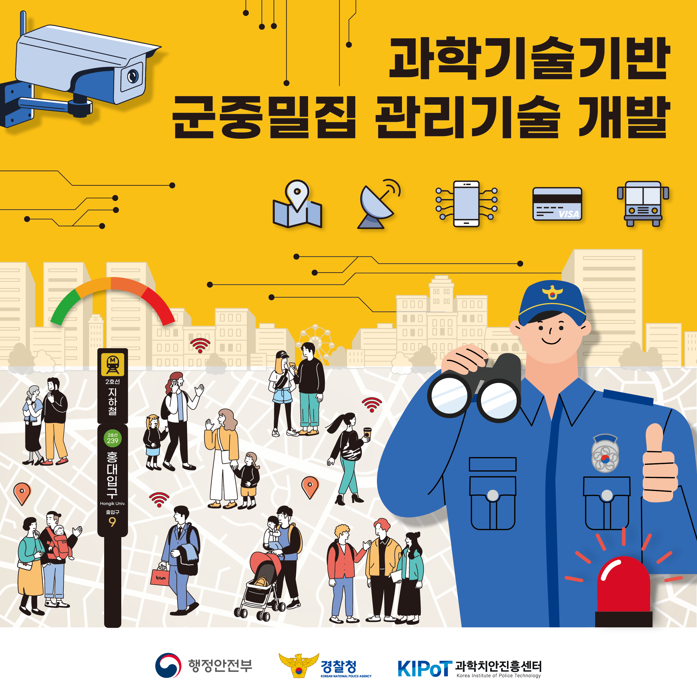 과학기술기반 군중밀집 관리기술 개발 (2024년)